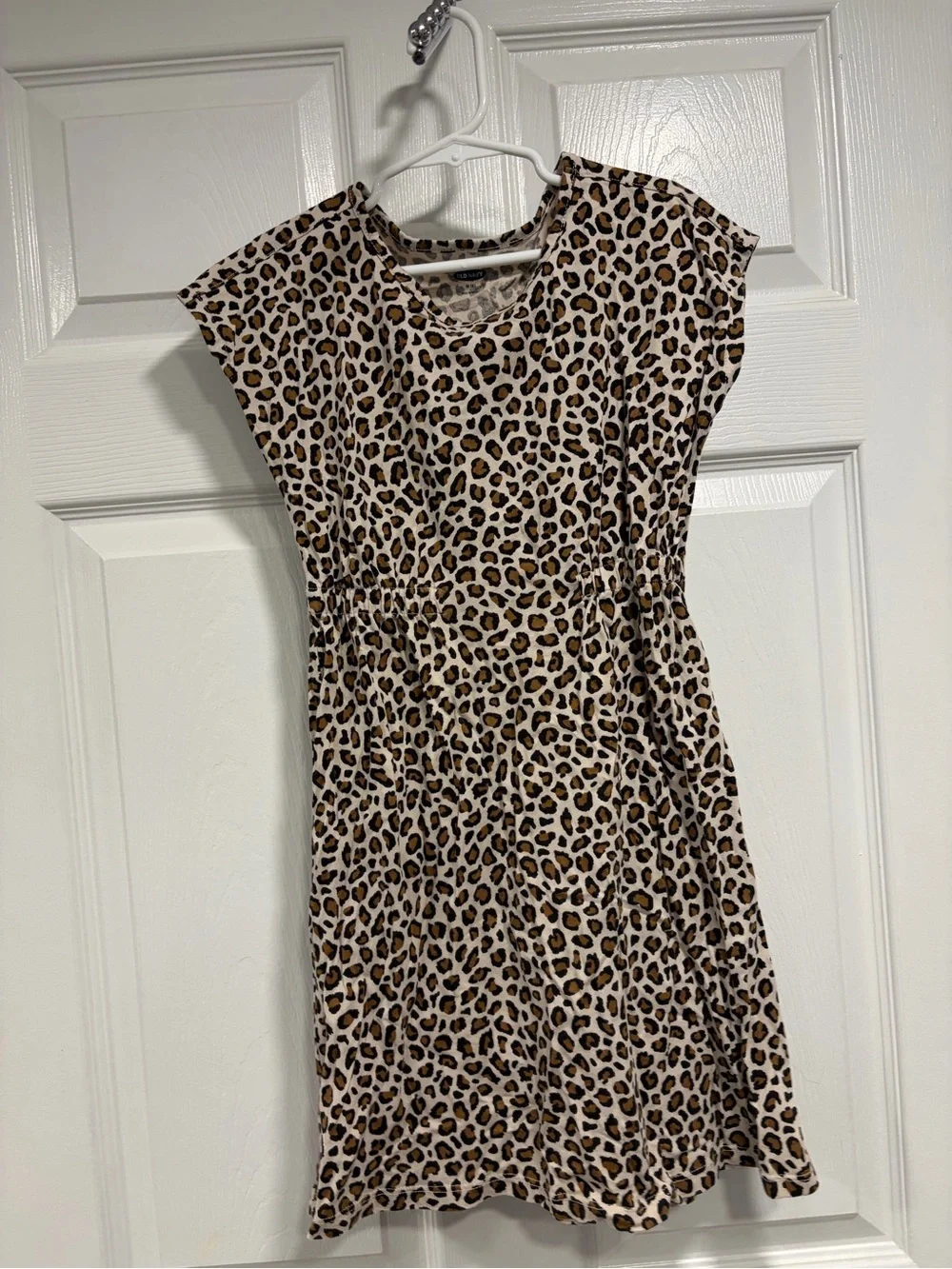 Old Navy Girls Leopard Print Dress in Brown and Black